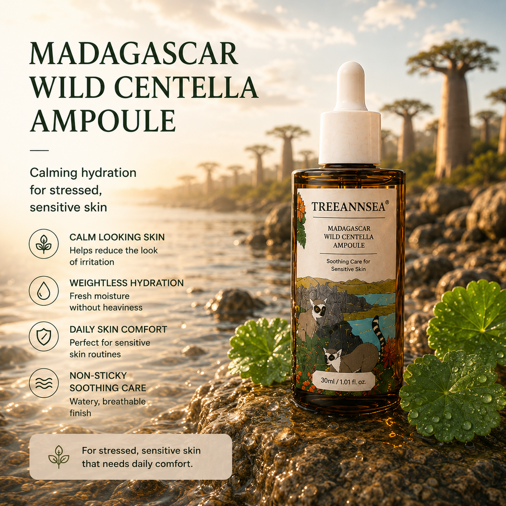 TREEANNSEA Madagascar Wild Centella Ampoule 50ml X2