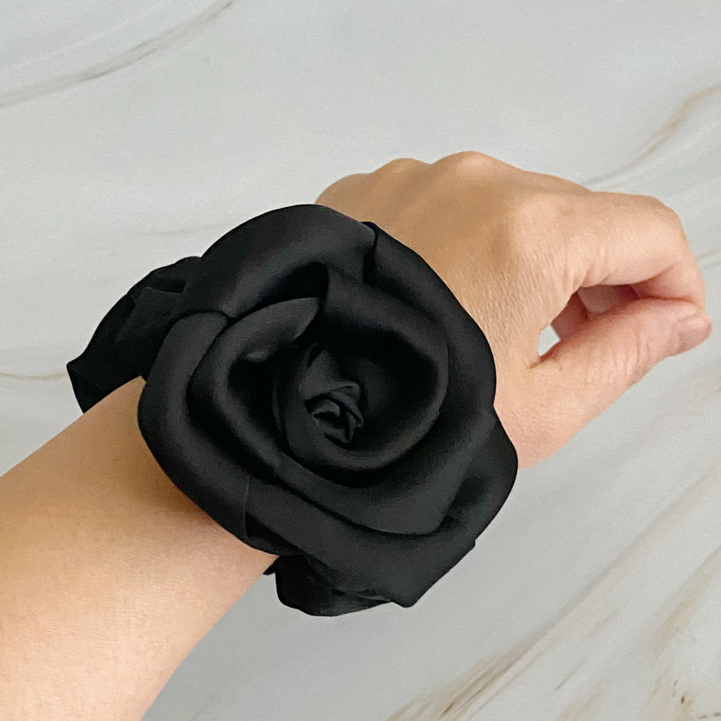 Art Of Work Satin Rose Scrunchie-2
