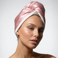 Reversilble Silk & Bamboo Towel Wrap - Pink