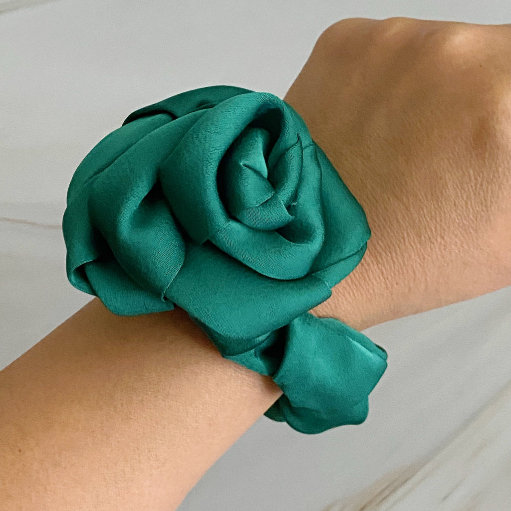 Art Of Work Satin Rose Scrunchie-4