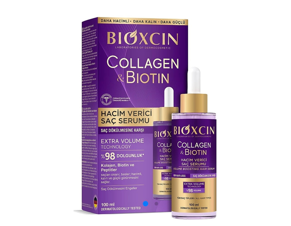 Bioxcin Collagen & Biotin Volumizing Hair Serum 100ml