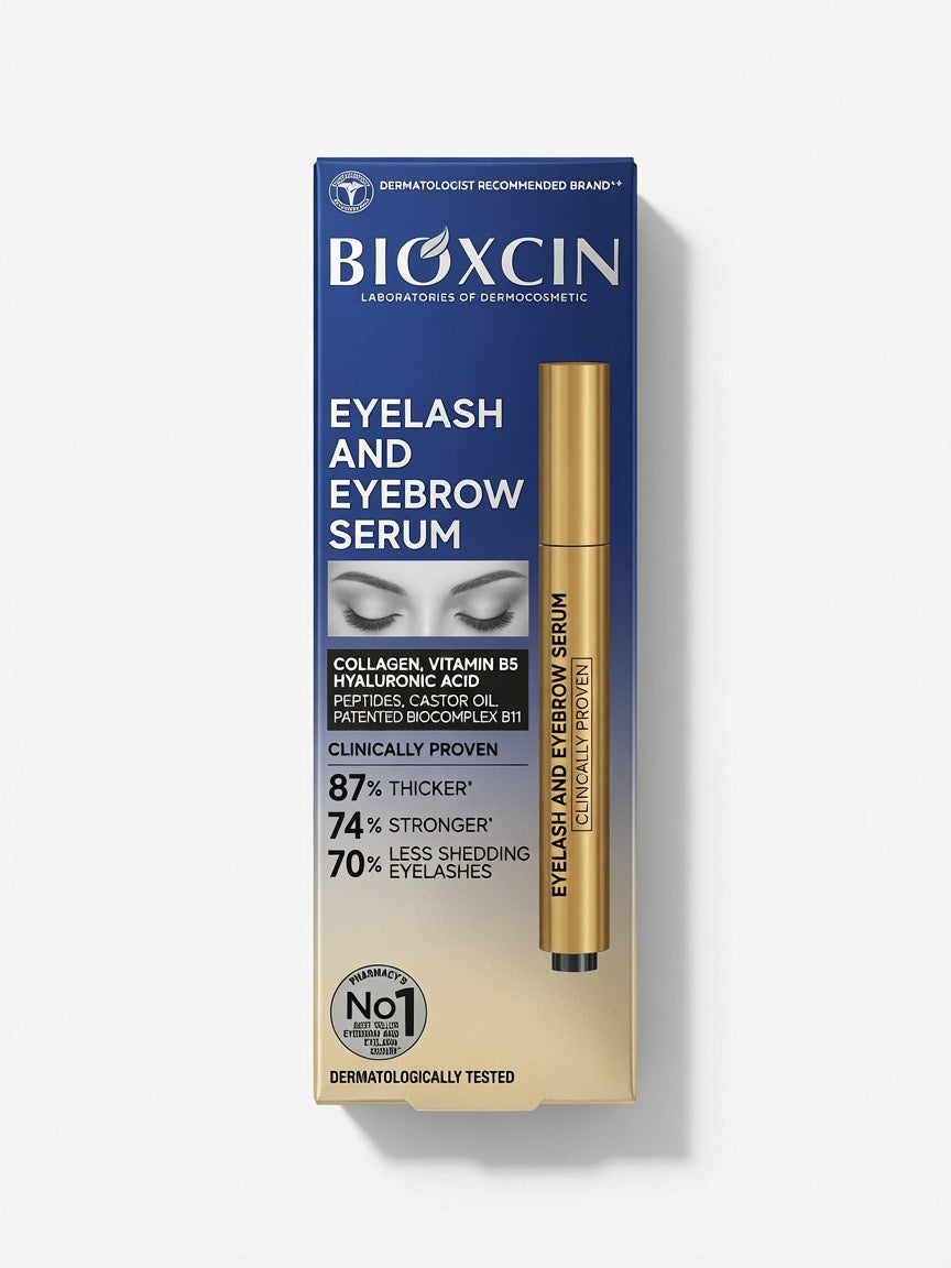 Bioxcin Eyelash & Eyebrow Serum – Clinically Proven Lash Growth Serum (3ml)