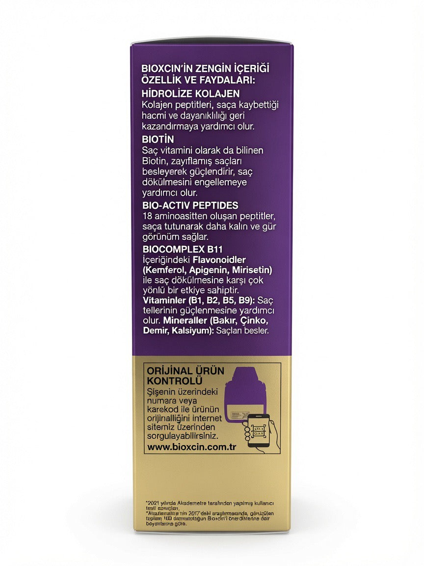 Bioxcin Collagen & Biotin Hacim Şampuanı 300ml - Extra Volume Technology
