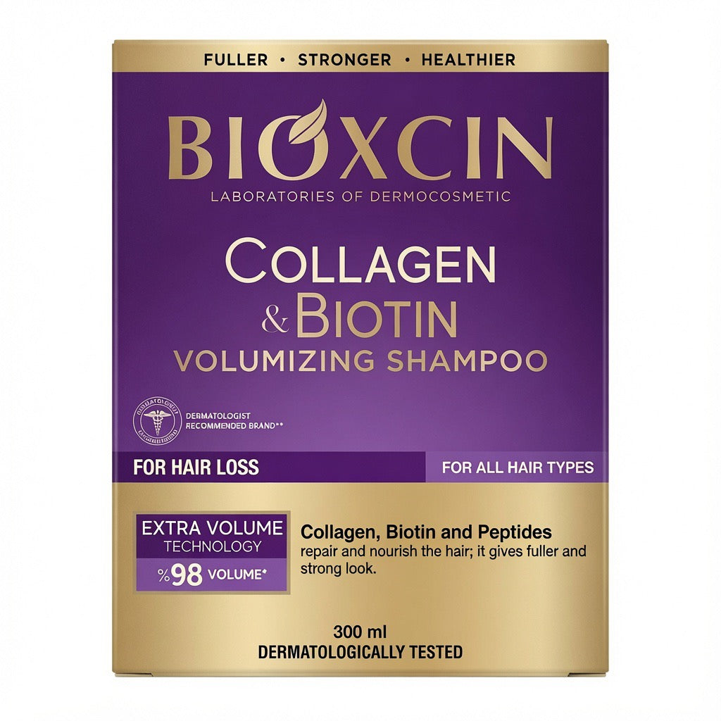 Bioxcin Collagen & Biotin Volumizing Shampoo 300ml