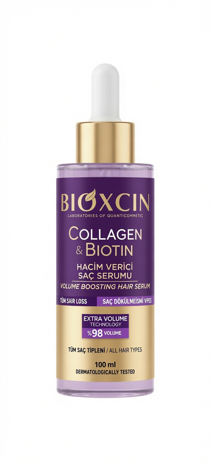 Bioxcin Collagen & Biotin Volumizing Hair Serum 100ml