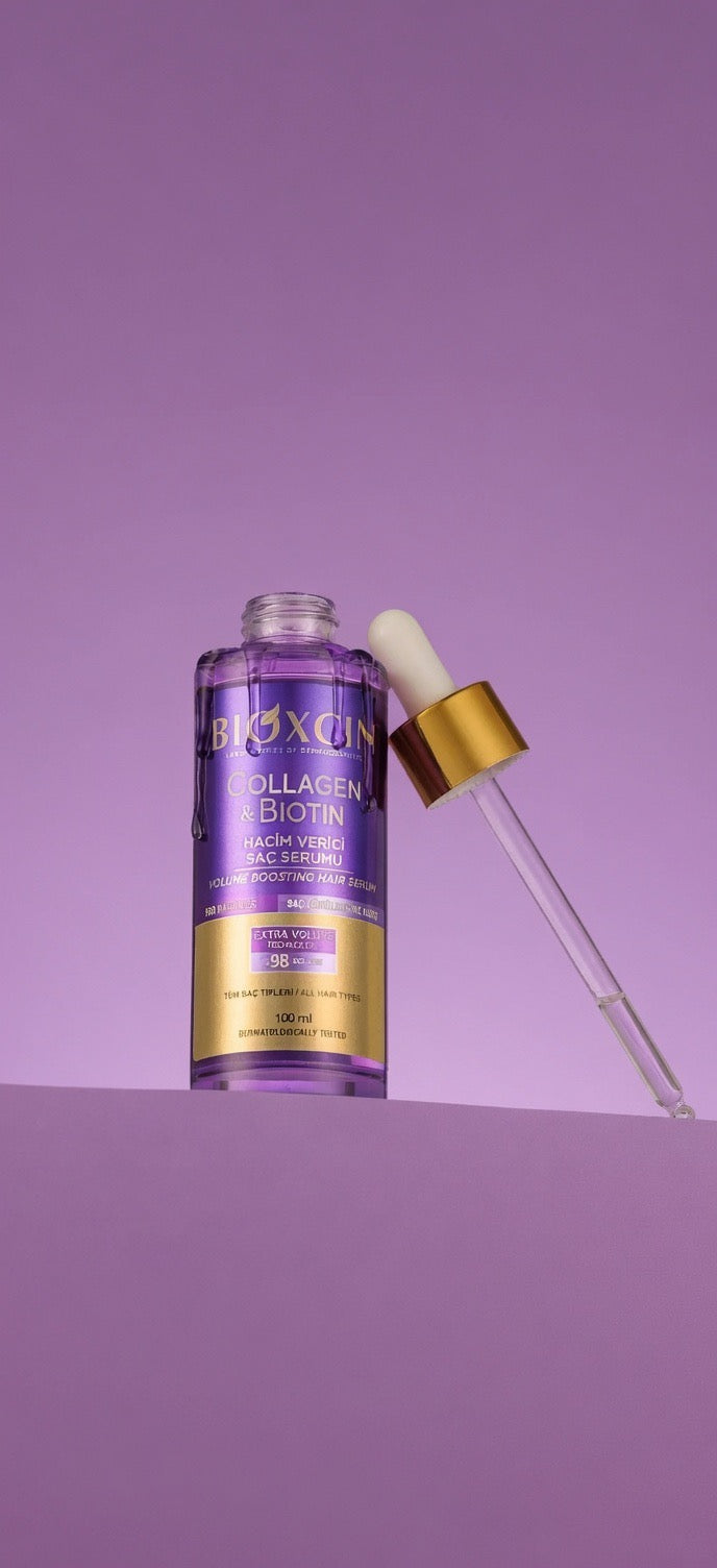 Bioxcin Collagen & Biotin Volumizing Hair Serum 100ml