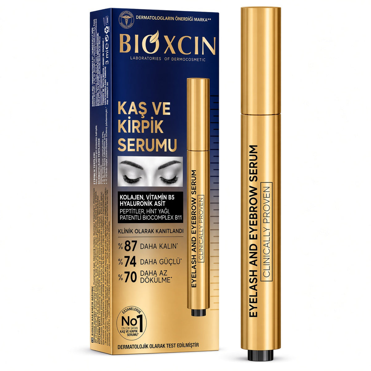 Bioxcin Eyelash & Eyebrow Growth Serum 3ml