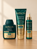 Bioxcin Keratin & Argan 3-Step Repair Routine