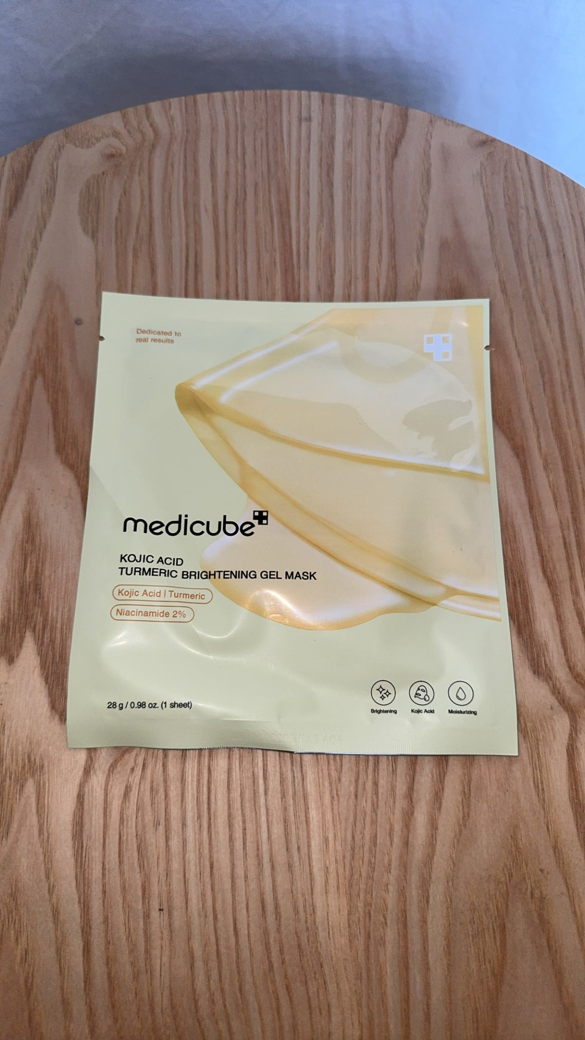 Medicube Kojic Acid Turmeric Brightening Gel Mask – 4 Pack