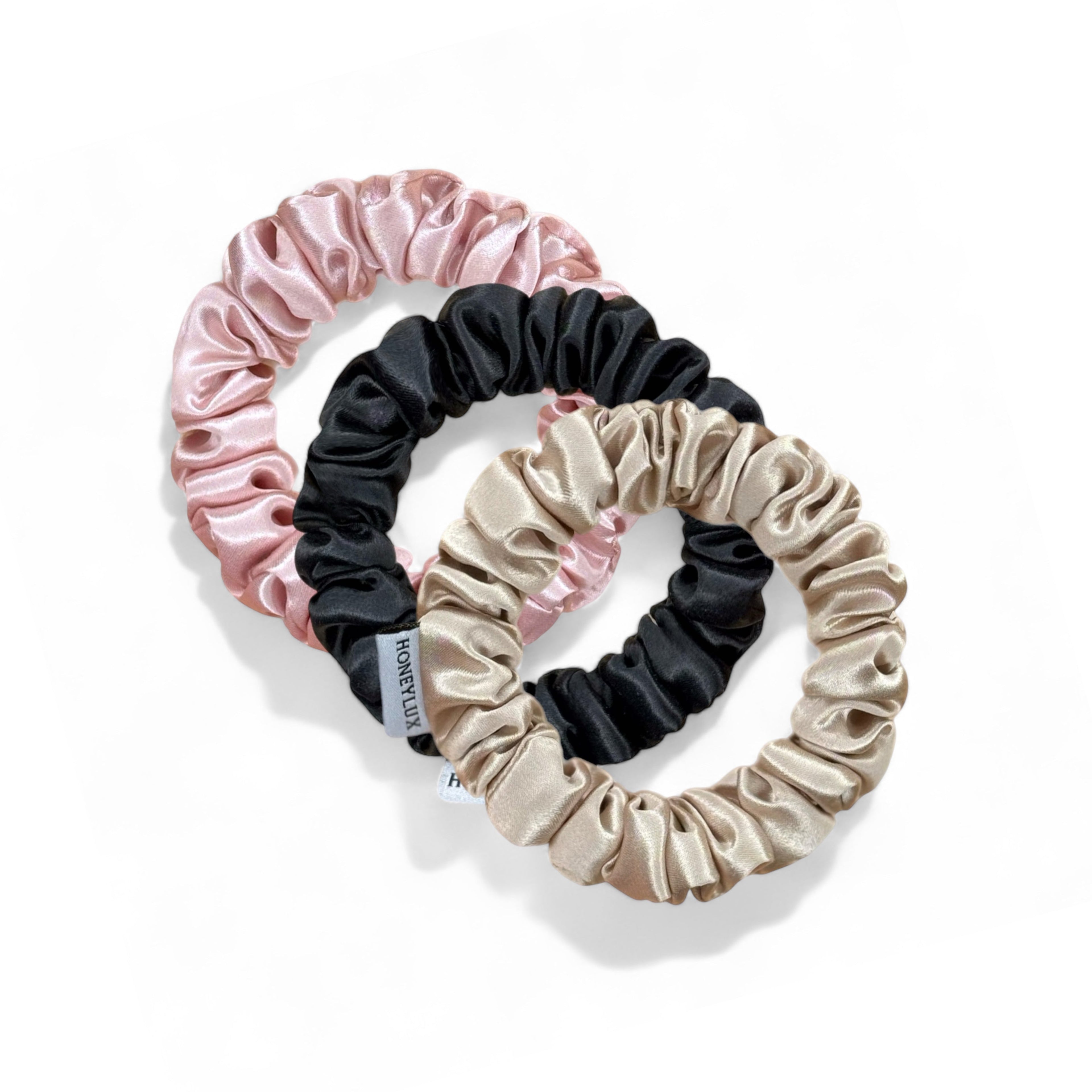 Mini Silk Scrunchie Set - Classic