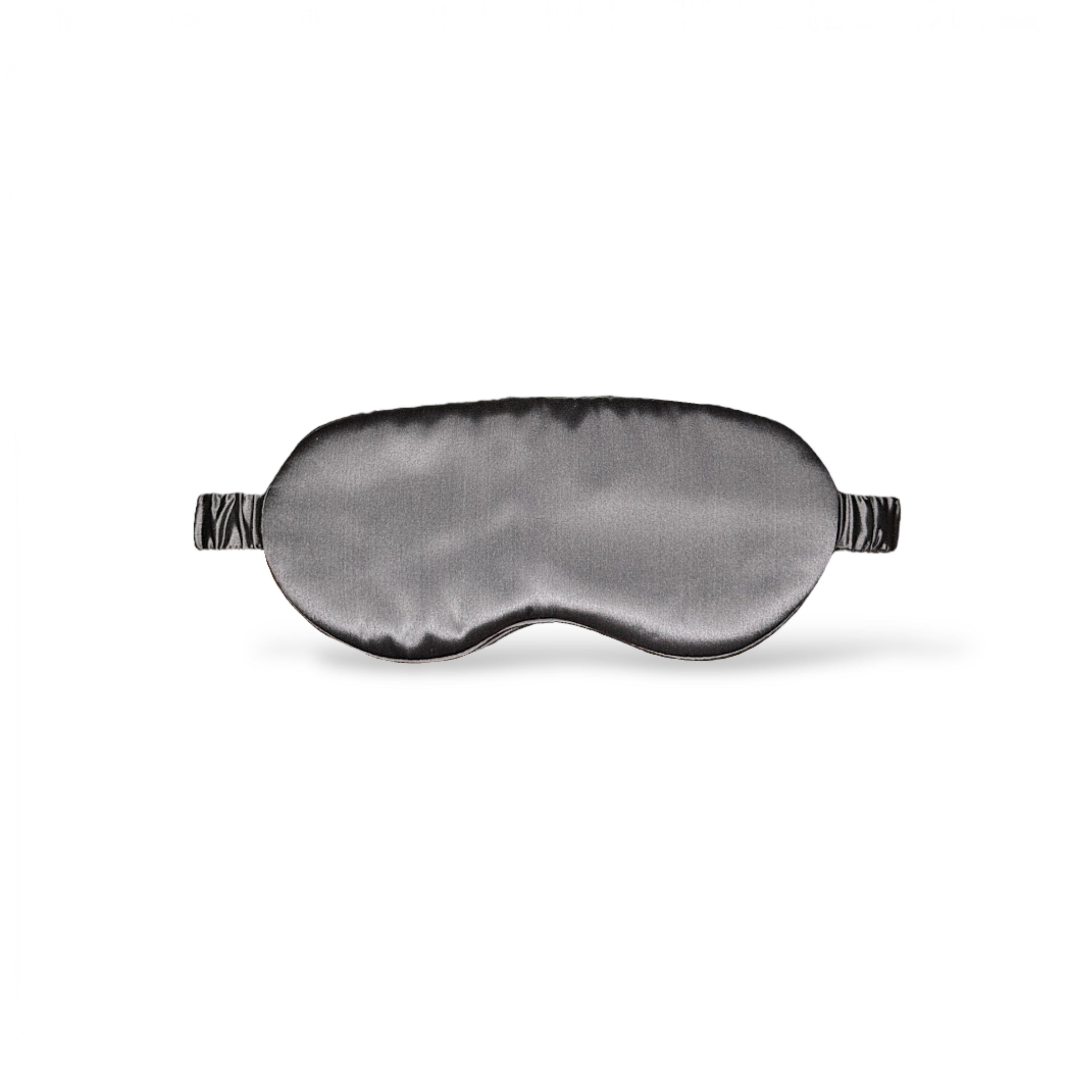 Premium Organic Silk Sleep Mask - Dark Grey