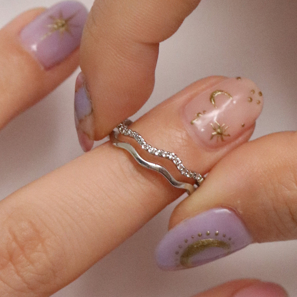 Wave Layered Ring