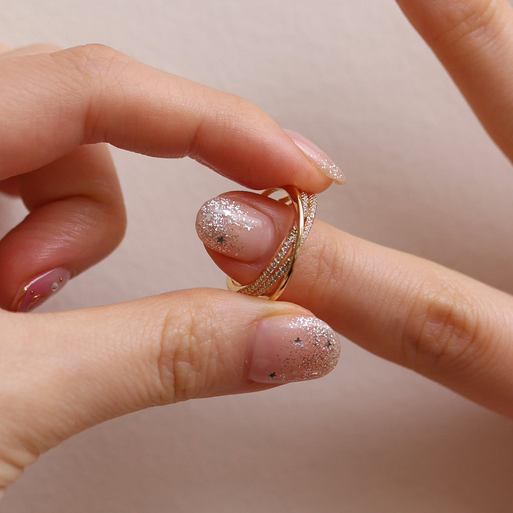 Triple layered ring