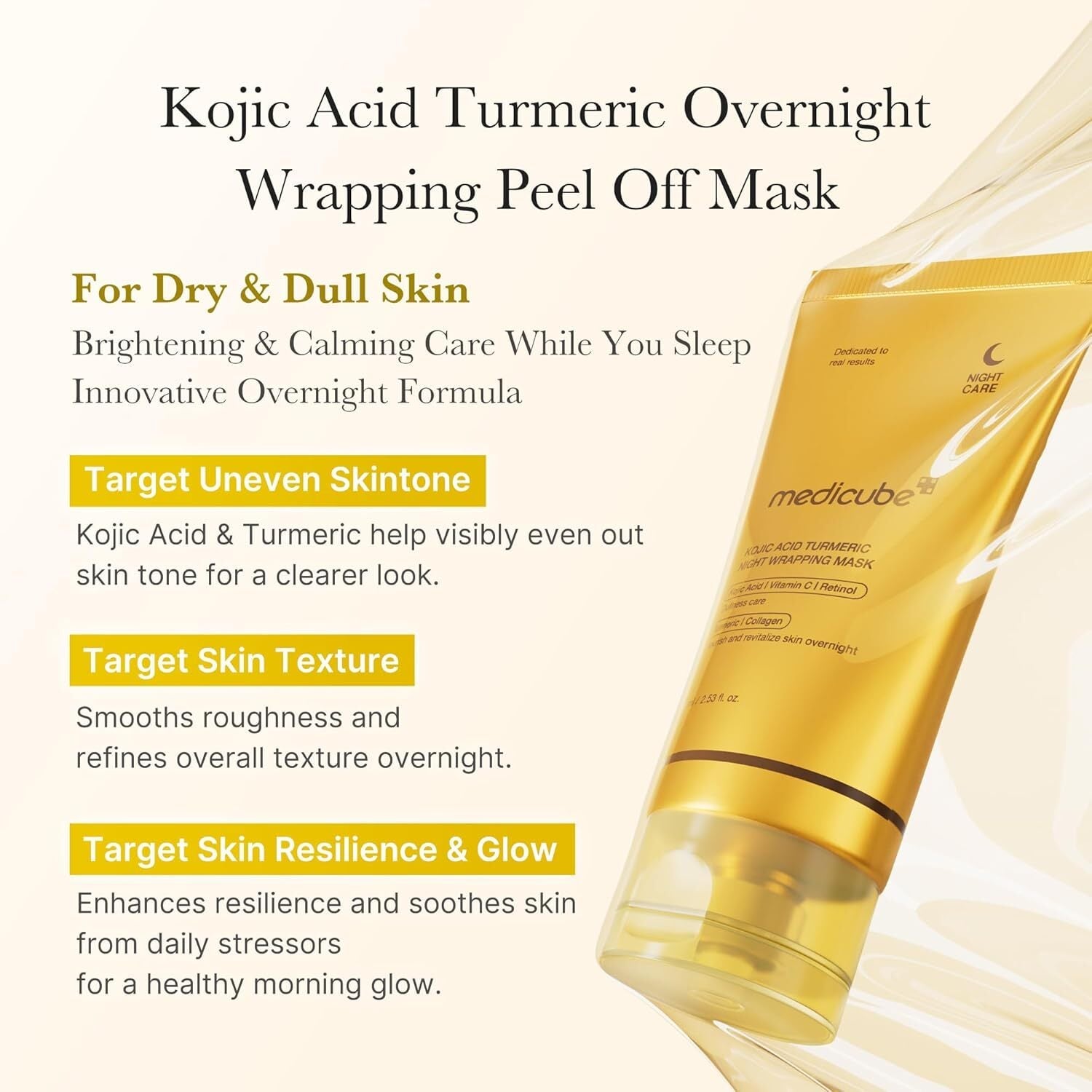 Medicube  Kojic Acid Turmeric Night Wrapping Mask