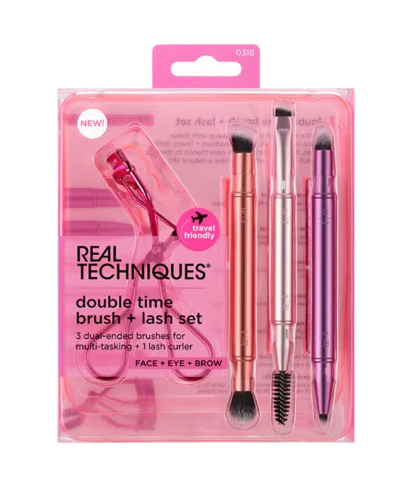 Real Techniques Double Time Brush And Lash Set-0