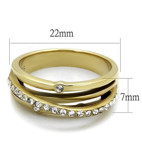 18K Gold Plated Minimalist Band Ring | Stainless Steel | Everyday Luxury