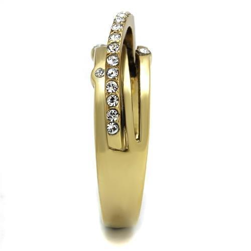 Elegant Gold-Plated Stainless Steel Ring – Timeless Glow