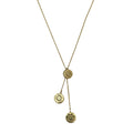 Gold Bullet Cluster Necklace – Statement Y-Necklace